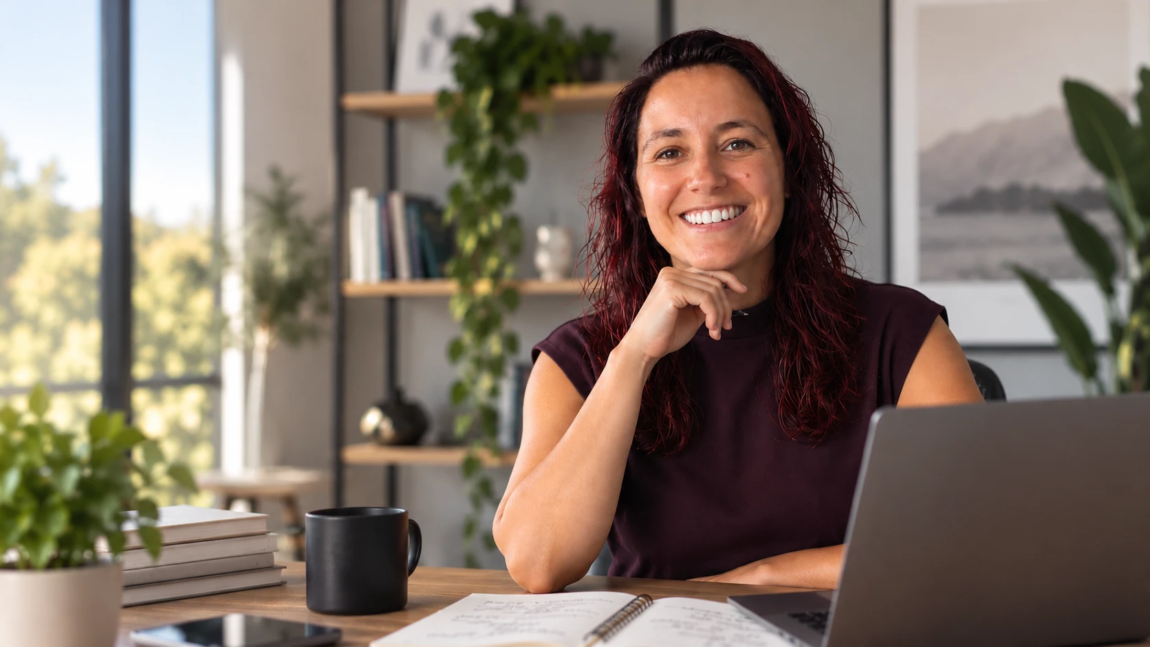 Joana Lima, fundadora da Lima Valor, a trabalhar